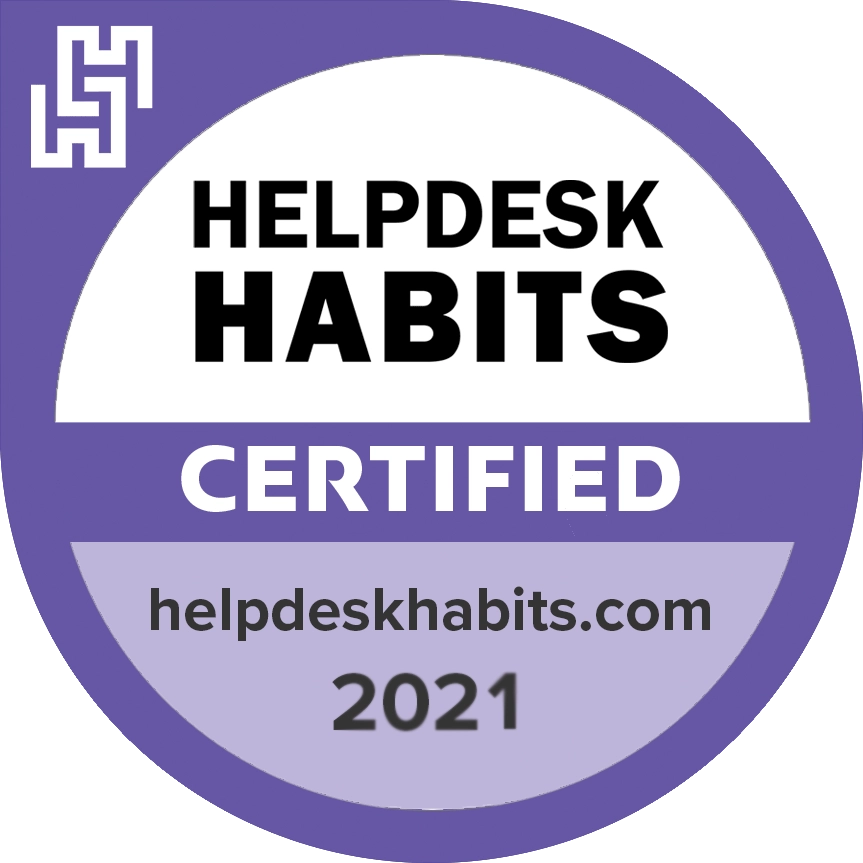 Helpdesk Habits Badge 2021